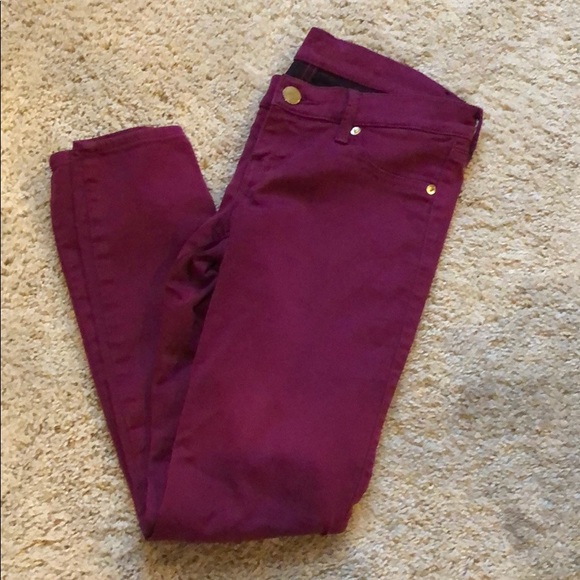 Express Denim - Express Burgundy Jeans